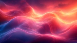 Abstract Pink Orange Waves 4K Desktop Background Free Mobile Wallpaper