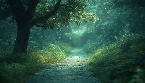 Enchanted Forest Path 4K Desktop Background Free Mobile Wallpaper