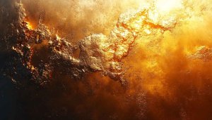 Golden Textured Abstract Art 4K Mobile Background Wallpaper Free