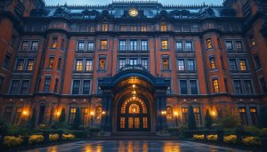 Grand Historic Building 4K Desktop Background Architecture Mobile Wallpaper