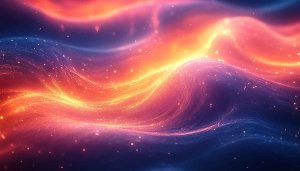 Aurora Waves 4K Desktop Wallpaper, Cosmic Energy Backgrounds For Mobile