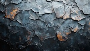Textured Dark Rock 4K Wallpaper, Stone Wall Background Desktop