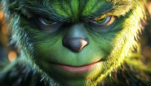 The Grinch Movie Character Close-Up HD Mobile Phone Wallpaper