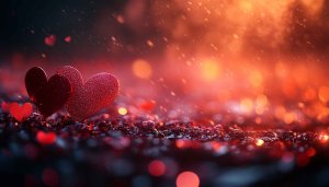 Romantic Hearts Valentine's Day Wallpaper 4K Desktop Background