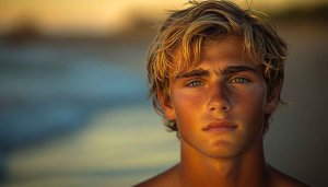 Portrait Young Man Freckles 4K Mobile Wallpaper Handsome Background