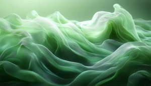 Green Aesthetic Waves 4K Desktop Background Mobile Wallpaper Free