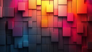 Abstract Colorful Blocks 4K Desktop Background Free HD Mobile Wallpaper