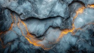 Blue Marble Texture with Gold Veins 4K Desktop Wallpaper