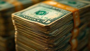 Stacks of Cash Money Ten Dollar Bills Mobile Wallpaper