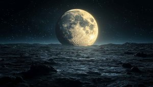 Full Moon Surface 4K Wallpaper for Desktop and Mobile