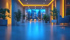 Modern Interior Lighting Free Wallpaper Desktop Background 4K