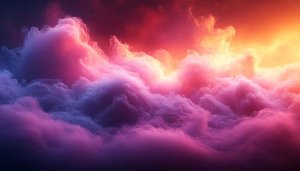 Dreamy Pink Clouds 4K Mobile Wallpaper, Aesthetic Desktop Backgrounds