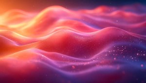 Abstract Wave Gradient 4K Desktop Background, Futuristic Mobile Wallpaper
