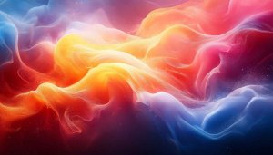 Colorful Abstract Nebula Wallpaper for Desktop Backgrounds, 4K Mobile