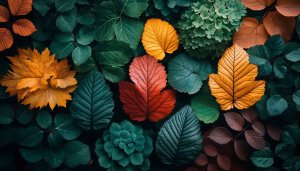 Autumn Leaves Variety Mobile Background, Colorful Foliage Desktop Wallpaper