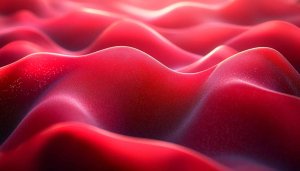 Abstract Red Waves 4K Desktop Wallpaper, Textured Mobile Background