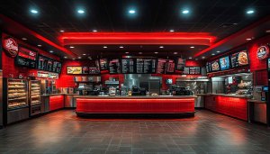 Tasca Italian Street Food Restaurant Interior Design Wallpaper