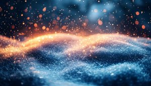 Sparkling Abstract Landscape Mobile Background - Free Galaxy Desktop Wallpaper