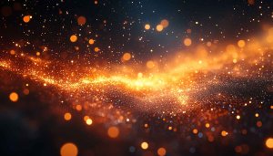 Golden Glitter Sparkles Abstract 4K Desktop Background Mobile Wallpaper