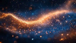 Sparkling Particles Digital Art 4K Desktop Background Mobile Wallpaper
