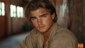 Handsome Man Portrait Hairstyle Free Mobile Wallpaper Background