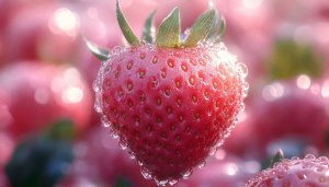 Fresh Red Strawberries Mobile Wallpaper, Juicy Fruit Desktop Background