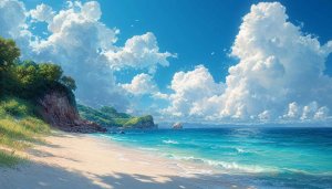 Beautiful Tropical Beach Wallpaper For Desktop Backgrounds and Mobile