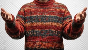 Cozy Striped Sweater Texture Aesthetic Mobile Phone Wallpaper