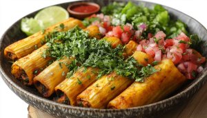 Delicious Italian Manicotti Pasta Food Mobile Wallpaper 4K Background