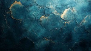 Teal and Gold Textured Wall 4K Desktop Mobile Wallpaper