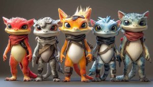 Cute Fantasy Creatures Wallpaper | Free Desktop Backgrounds 4K