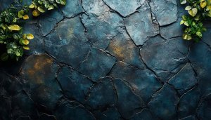 Textured Stone Background with Vines - Free 4K Desktop Wallpaper