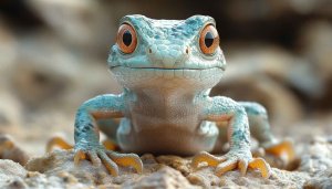 Cute Frog with Big Eyes Mobile Wallpaper, Free Desktop Background