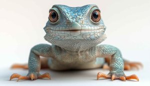 Cute Bearded Dragon Lizard Close-up 4K Desktop Background Wallpaper