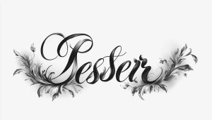 Elegant Lettering Art Desktop Background - Free Floral Wallpaper