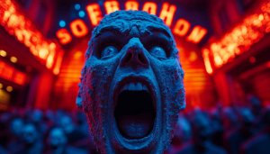 Scream Horror Show 4K Wallpaper, Spooky Background, Free Mobile Image