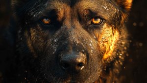 German Shepherd Close-up 4K Wallpaper | Dog Breed Mobile Background