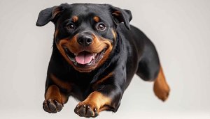 Happy Rottweiler Dog Wallpaper - Free Puppy Mobile Background