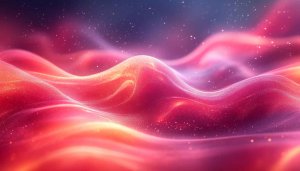 Sparkling Red Pink Waves Mobile Wallpaper 4K Desktop Background