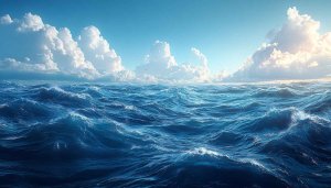 Ocean Waves Desktop Backgrounds - Free Blue Sea Mobile Wallpaper