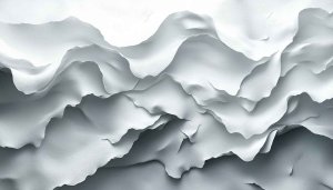 Abstract White Mountain Waves 4K Desktop Wallpaper Free Download
