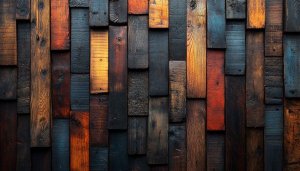 Dark Wood Plank Texture 4K Desktop Background Mobile Wallpaper