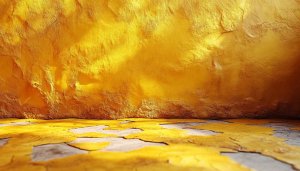 Abstract Yellow Textured Wall 4K Desktop Background Mobile Wallpaper
