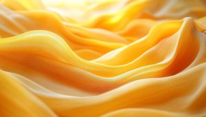 Yellow Silk Texture Desktop Wallpaper, Abstract Fabric Background 4K