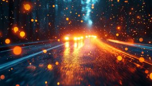 Abstract Bokeh Lights Mobile Wallpaper, Sci-Fi Desktop Background 4K