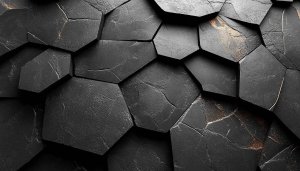 Dark Geometric Stone Texture 4K Desktop Wallpaper, Modern Rock Background