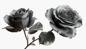 Elegant Gray Roses Flower Photography Desktop Wallpaper Art Background