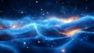 Abstract Blue Sparkles 4K Desktop Background Free Mobile Wallpaper