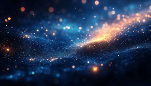 Abstract Galaxy Particle Glitter Mobile Wallpaper, Sparkling Dust Background
