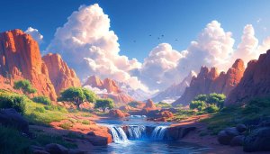 Grand Canyon Landscape Wallpaper 4K Desktop Background Mobile Wallpaper